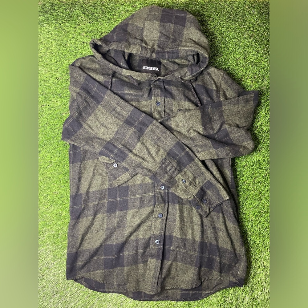 Tillys RSQ hooded flannel